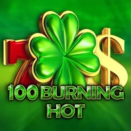 100 Burning Hot slot logo by Amusnet Interactive at Slota Casino