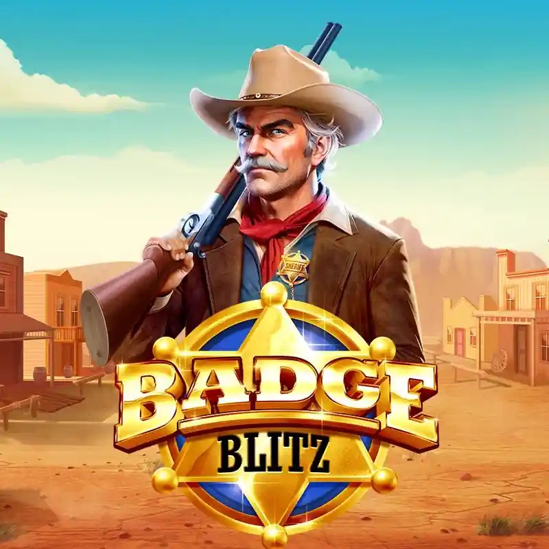Slots logo of Badge Blitz from Pragmatic Play at Slota Casino