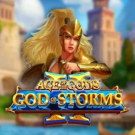 Age Of The Gods: God Of Storms 2 logo by Playtech at Slota Casino