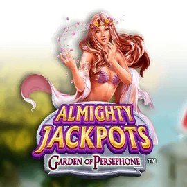 Almighty Jackpots: Garden of Persephone logo by Novomatic Slota Casino