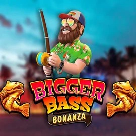 Bigger Bass Bonanza logo – Slots by Pragmatic Play at Slota Casino