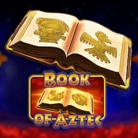 Book of Aztec logo by Amatic Industries at Slota Casino