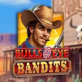 Bulls Eye Bandits online game logo by Origins on slotacasino.eu.com
