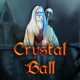 Crystal Ball slot logo by Gamomat at Slota Casino