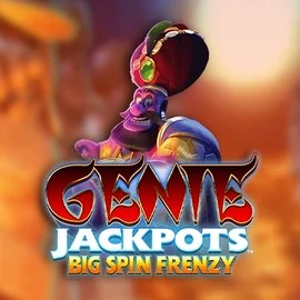 Official Jackpots logo: Genie Jackpots: Big Spin Frenzy by Blueprint Gaming at Slota Casino