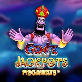Jackpots logo of Genie Jackpots Megaways from Blueprint Gaming at Slota Casino
