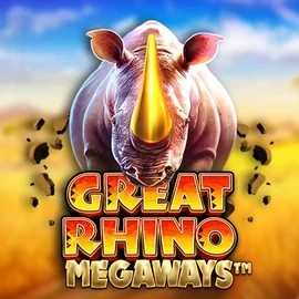 Great Rhino Megaways logo by Pragmatic Play at Slota Casino