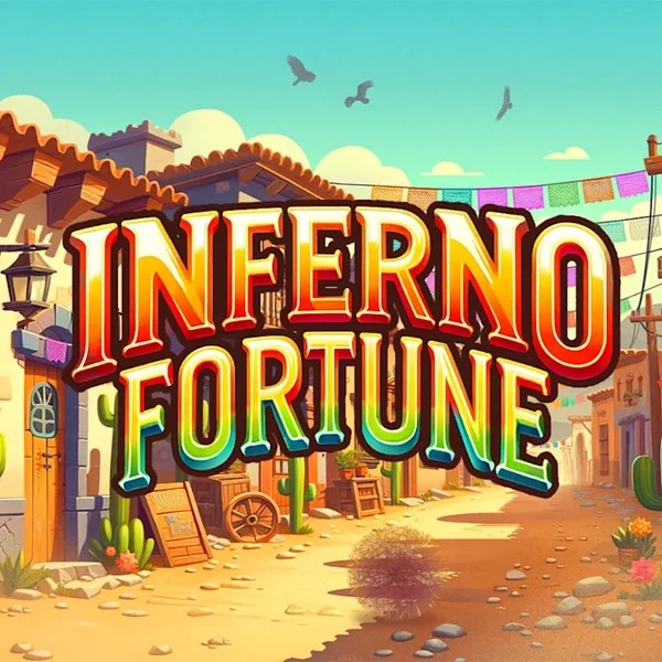 Inferno Fortune online game logo by Atomic Slot Lab on slotacasino.eu.com