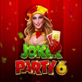 Joker Party 6 slot visual from Greentube available on slotacasino.eu.com