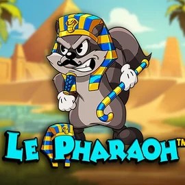 Le Pharaoh slot logo by Hacksaw Gaming at Slota Casino