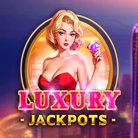 Luxury Jackpots logo by Triple Cherry at Slota Casino