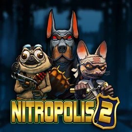 Nitropolis 2 online game logo by ELK Studios on slotacasino.eu.com