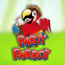 Slots logo of Party Parrot from Rival at Slota Casino
