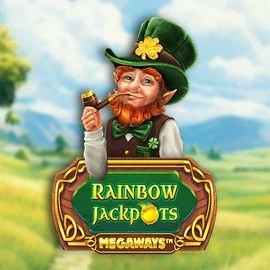 Rainbow Jackpots Megaways slot visual from Red Tiger Gaming available on slotacasino.eu.com