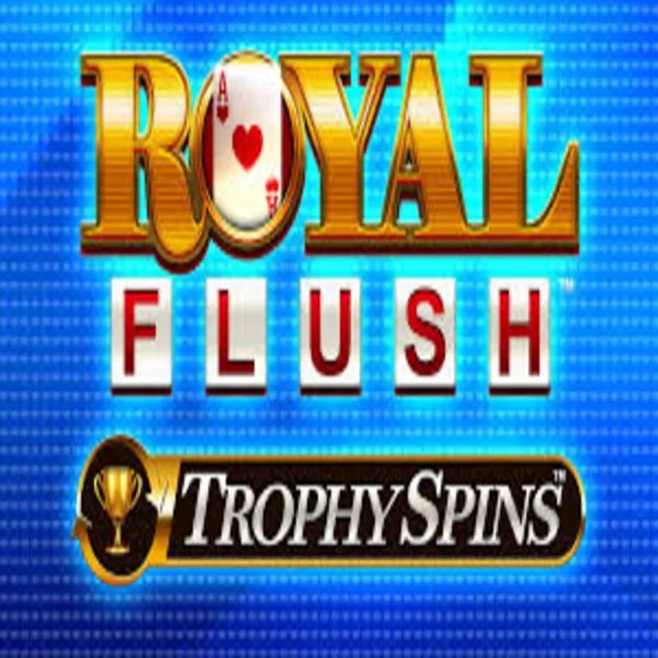 Royal Flush Trophy Spins slot visual from Greentube available on slotacasino.eu.com