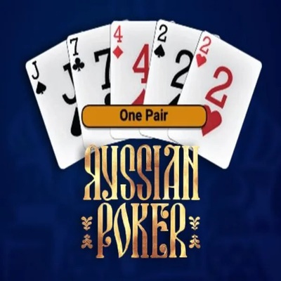 Official Table Games logo: Russian Poker by OneTouch Games at Slota Casino