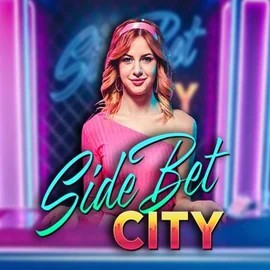 Official Live Casino logo: Side Bet City by Evolution at Slota Casino