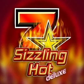 Official Slots logo: Sizzling Hot Deluxe by Novomatic at Slota Casino