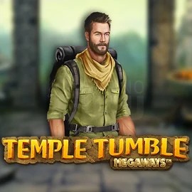 Temple Tumble Megaways logo by Relax Gaming at Slota Casino
