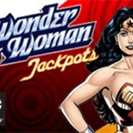 Wonder Woman Jackpots by Amaya, showcased at slotacasino.eu.com – game logo
